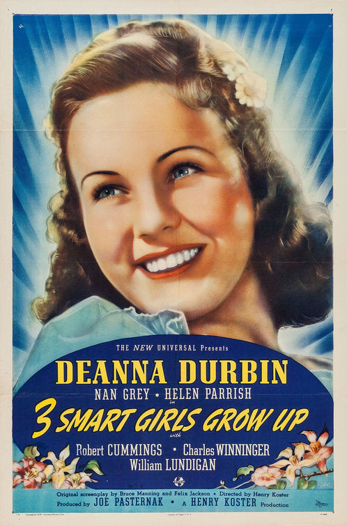 the movie poster: Three Smart Girls Grow Up (1939)