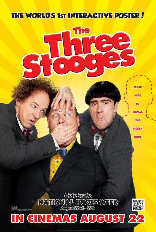 1000 piece jigsaw puzzle for the movie poster: The Three Stooges (2012) ver7