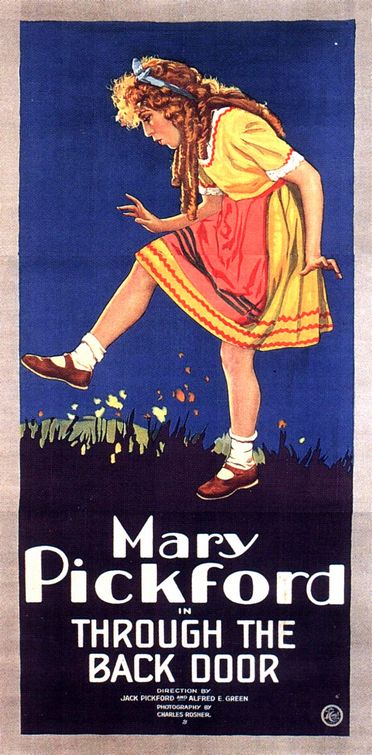 the movie poster: Through the Back Door (1921)