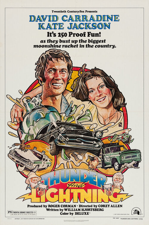 the movie poster: Thunder and Lightning (1977)