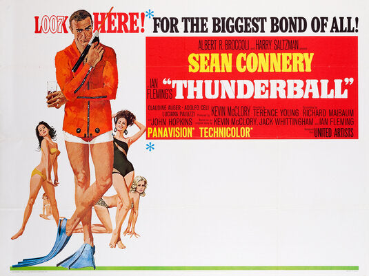 the movie poster: Thunderball (1965) ver2