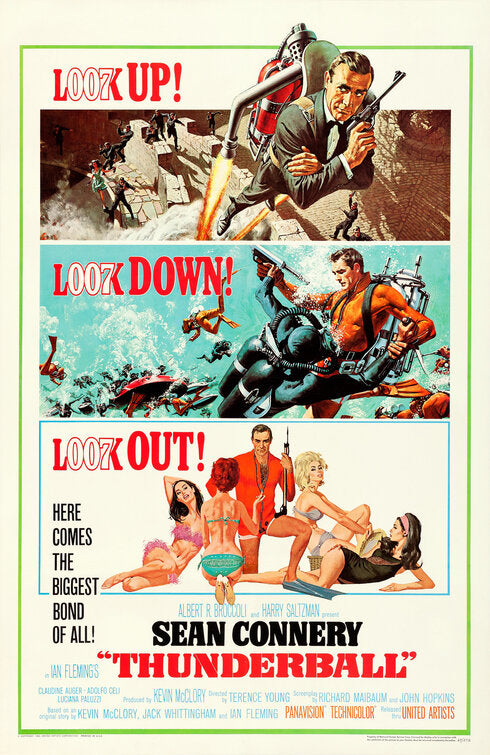 the movie poster: Thunderball (1965) ver3