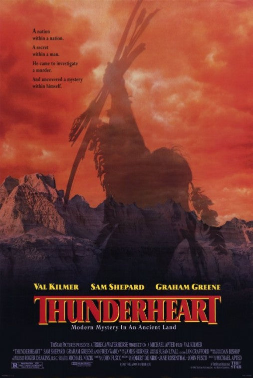 the movie poster: Thunderheart (1992) ver1