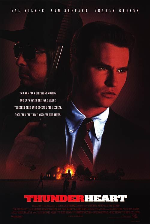 the movie poster: Thunderheart (1992) ver2
