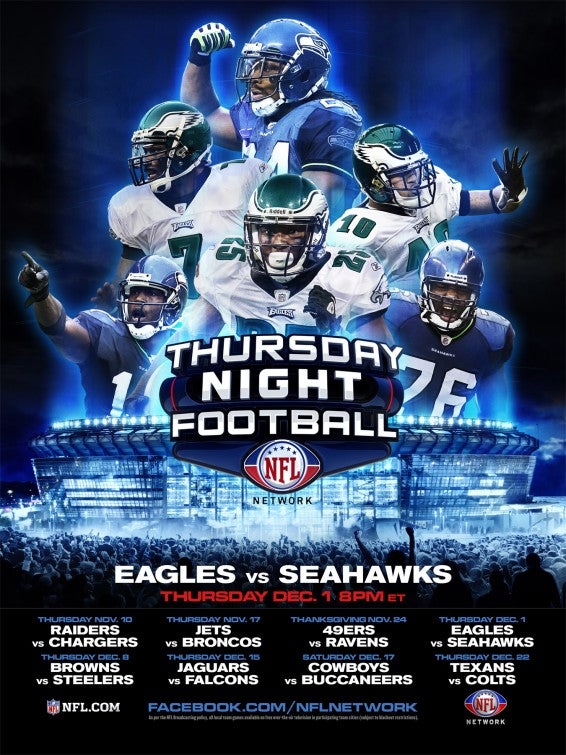 1000 piece jigsaw puzzle for tv poster: Thursday Night Football, ver2