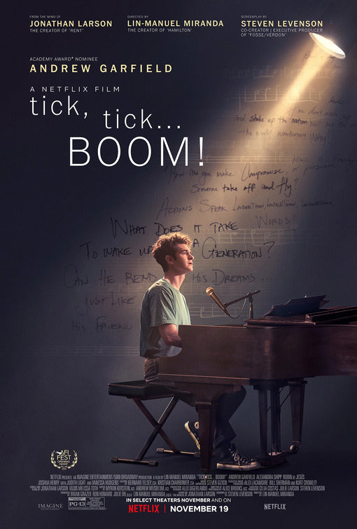 1000 piece jigsaw puzzle for the movie poster: Tick, Tick... Boom (2021) ver2