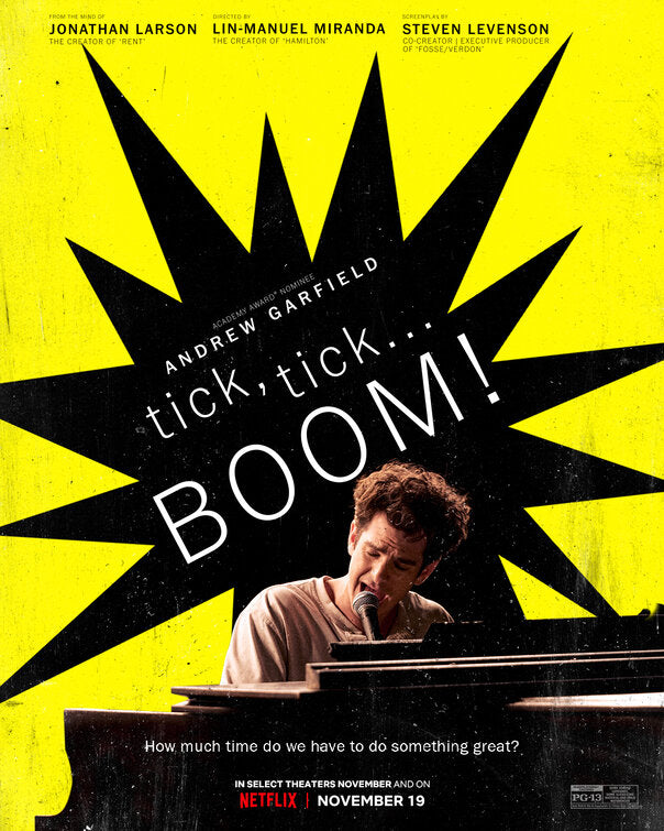 1000 piece jigsaw puzzle for the movie poster: Tick, Tick... Boom (2021) ver3
