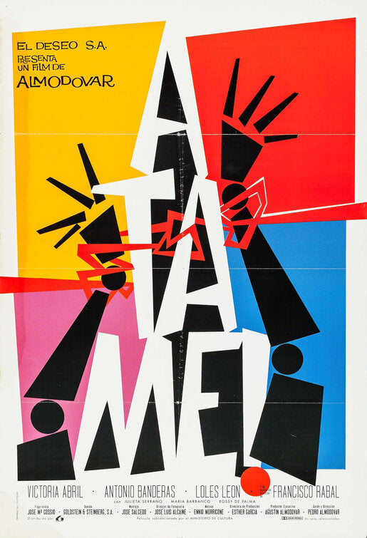 1000 piece jigsaw puzzle for the movie poster: Tie Me Up! Tie Me Down! (1990) ver2