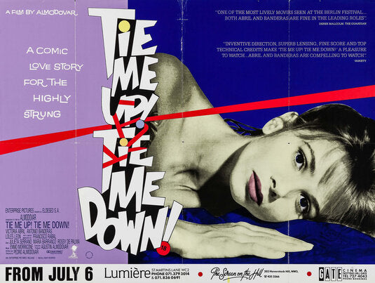 1000 piece jigsaw puzzle for the movie poster: Tie Me Up! Tie Me Down! (1990) ver3