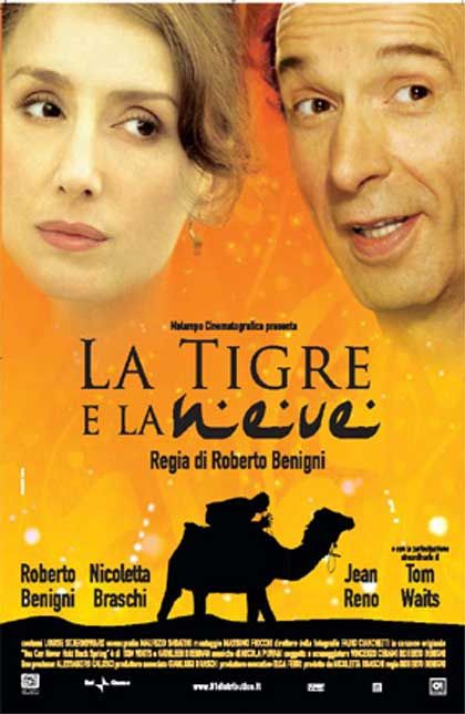 the movie poster: The Tiger and the Snow (2006) ver2