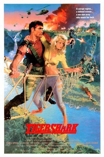 the movie poster: Tigershark (1987)