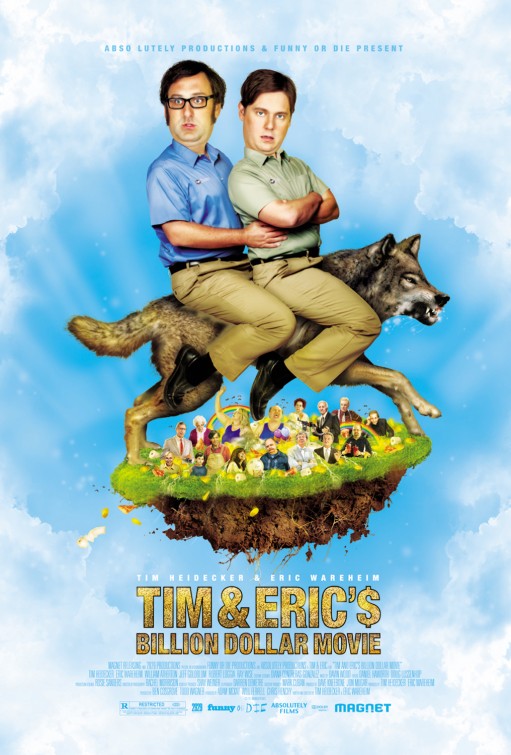 1000 piece jigsaw puzzle for the movie poster: Tim and Eric's Billion Dollar Movie (2012)