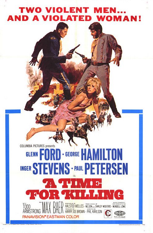 the movie poster: A Time for Killing (1967)