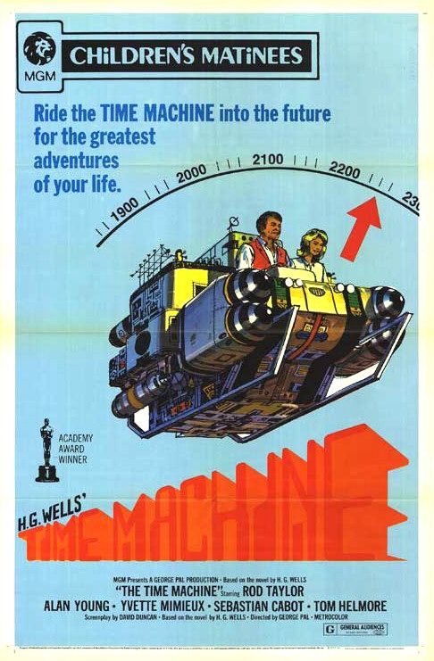 the movie poster: The Time Machine (1960) ver2