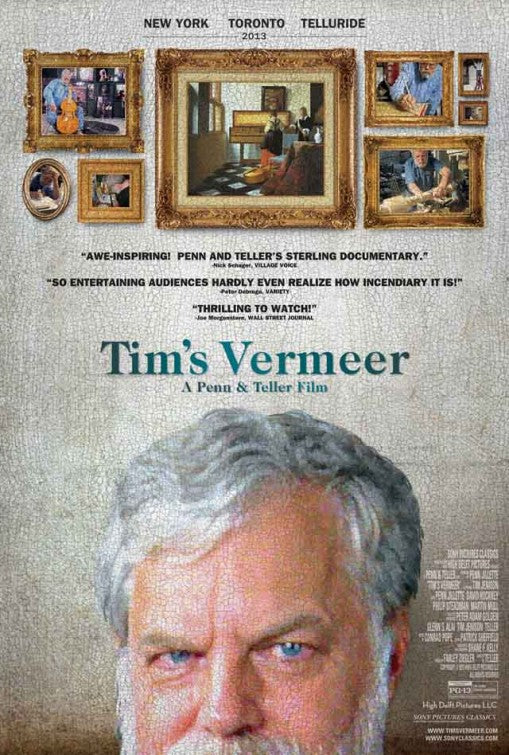 1000 piece jigsaw puzzle for the movie poster: Tim's Vermeer (2013)