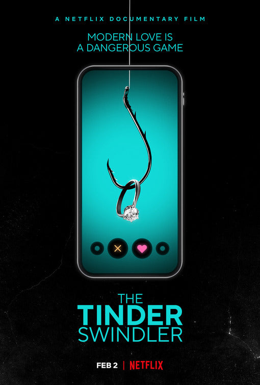 1000 piece jigsaw puzzle for the movie poster: The Tinder Swindler (2022)