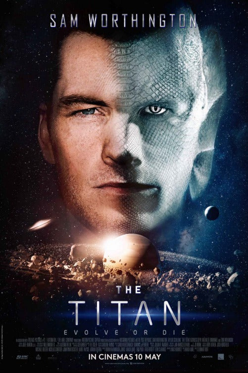 1000 piece jigsaw puzzle for the movie poster: The Titan (2018)