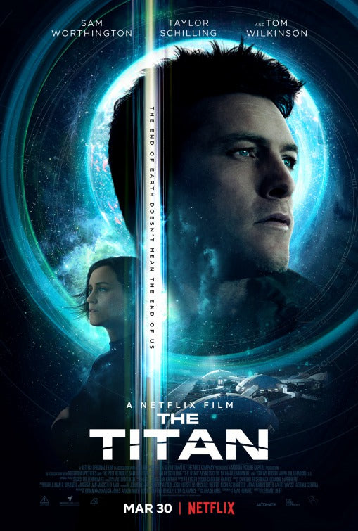 1000 piece jigsaw puzzle for the movie poster: The Titan (2018) ver2