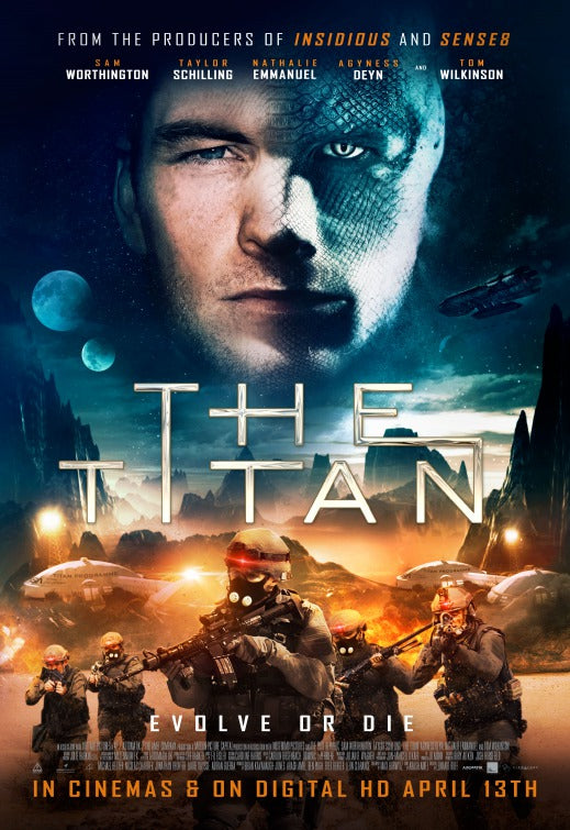 1000 piece jigsaw puzzle for the movie poster: The Titan (2018) ver3