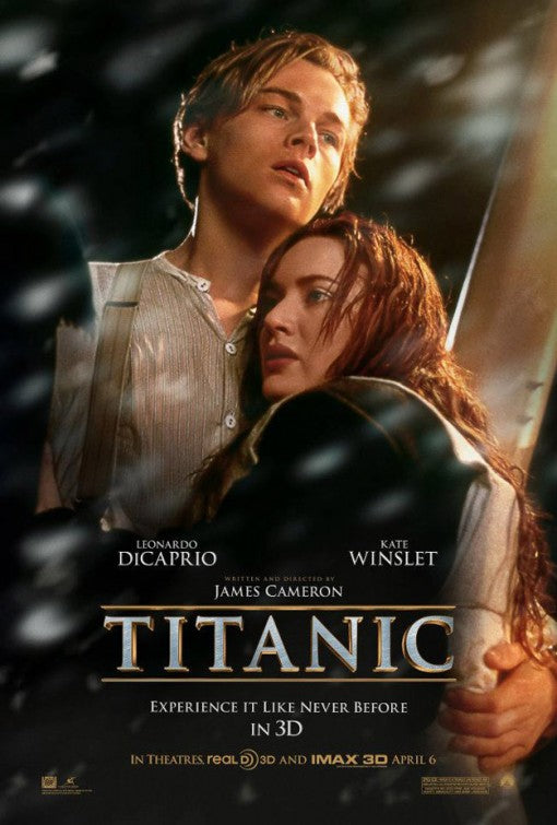 1000 piece jigsaw puzzle for the movie poster: Titanic (1997) ver6
