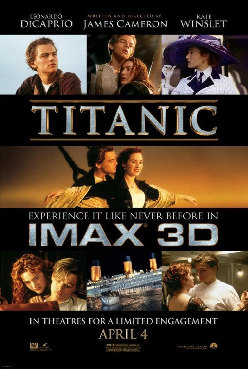 1000 piece jigsaw puzzle for the movie poster: Titanic (1997) ver9