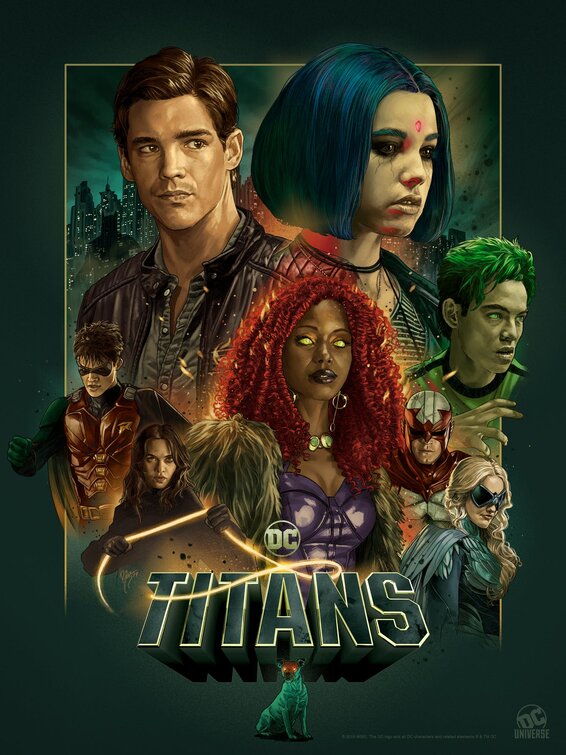 1000 piece jigsaw puzzle for tv poster: Titans, ver11