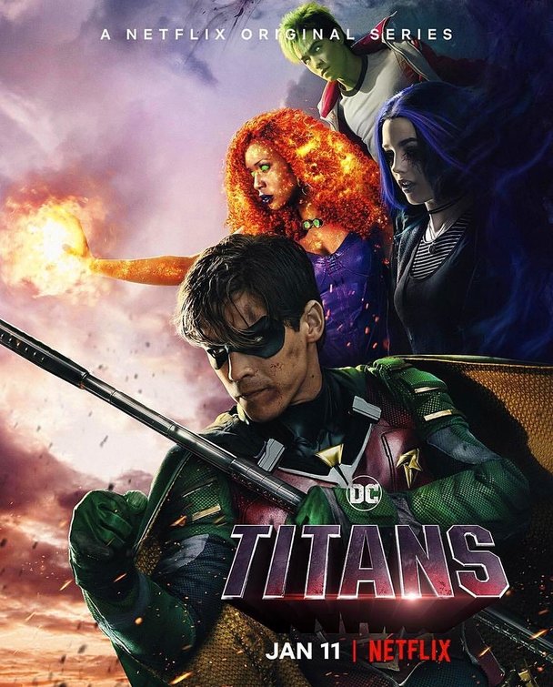 1000 piece jigsaw puzzle for tv poster: Titans, ver6
