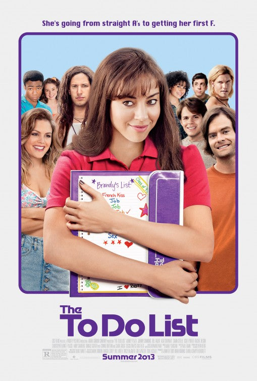 1000 piece jigsaw puzzle for the movie poster: The To Do List (2013)