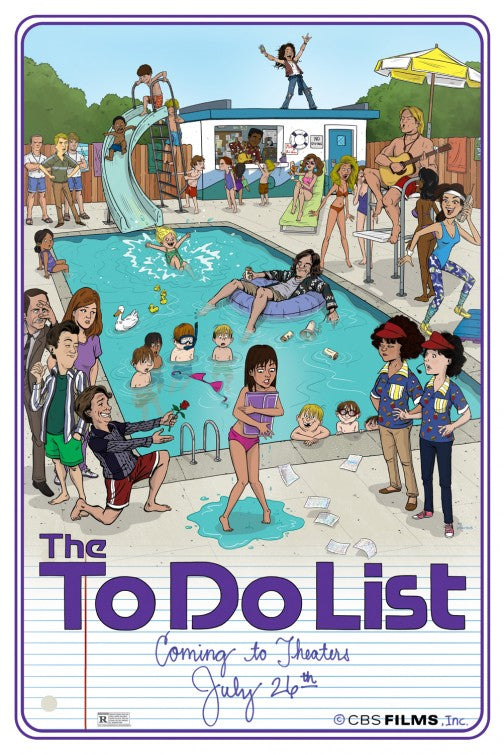 1000 piece jigsaw puzzle for the movie poster: The To Do List (2013) ver3