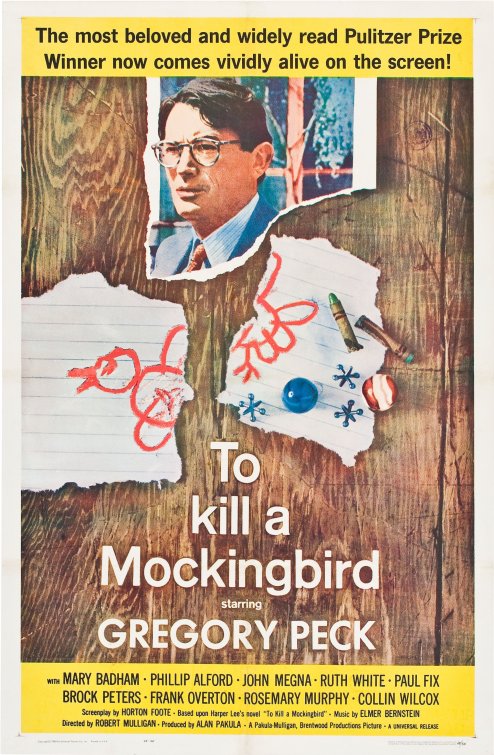 1000 piece jigsaw puzzle for the movie poster: To Kill a Mockingbird (1962) ver2