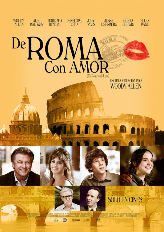 1000 piece jigsaw puzzle for the movie poster: To Rome with Love (2012) ver3
