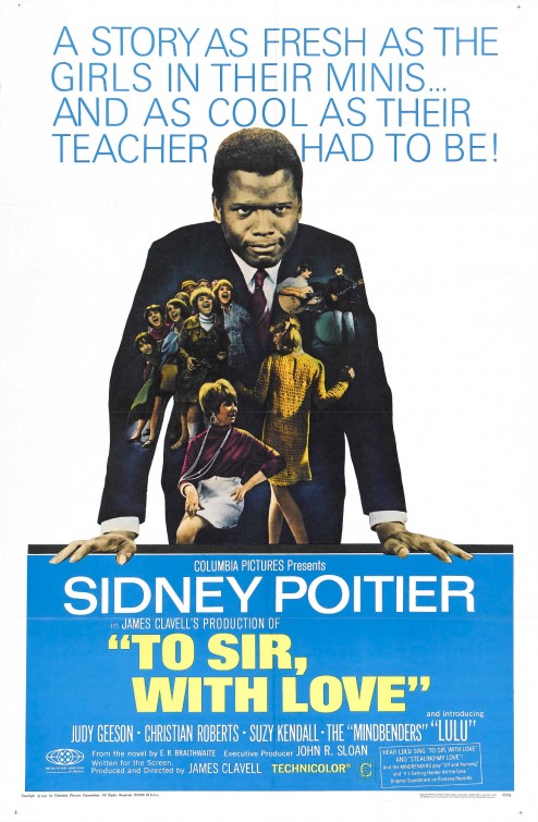 1000 piece jigsaw puzzle for the movie poster: To Sir, with Love (1967)