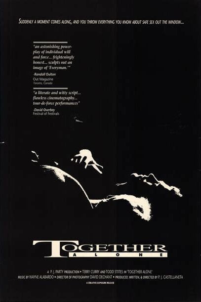 1000 piece jigsaw puzzle for the movie poster: Together Alone (1991)