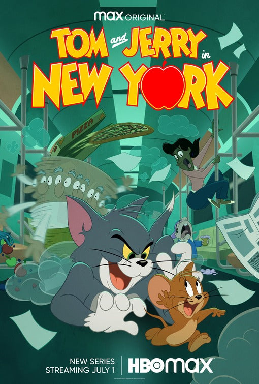 1000 piece jigsaw puzzle for tv poster: Tom and Jerry in New York