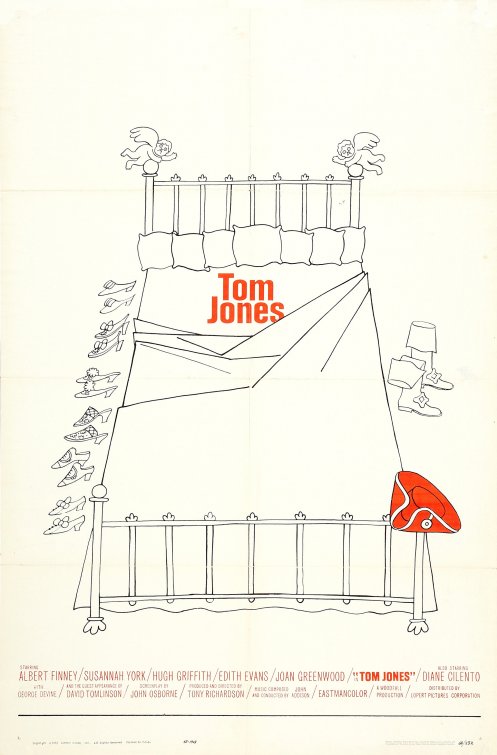 1000 piece jigsaw puzzle for the movie poster: Tom Jones (1963) ver2