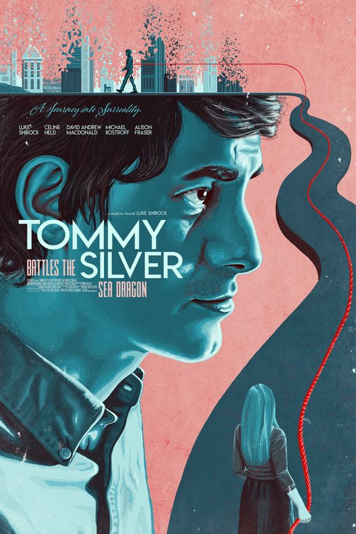 1000 piece jigsaw puzzle for the movie poster: Tommy Battles the Silver Sea Dragon (2018)