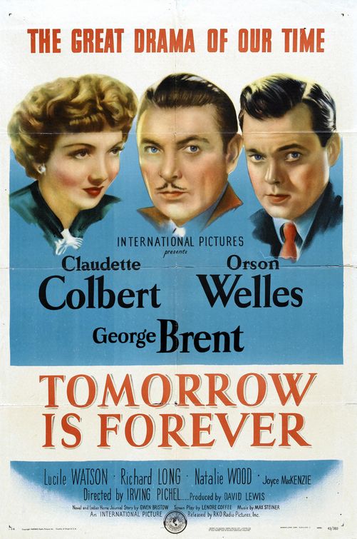 the movie poster: Tomorrow Is Forever (1946)