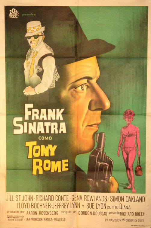 1000 piece jigsaw puzzle for the movie poster: Tony Rome (1967) ver3