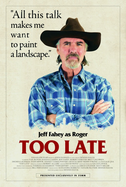 1000 piece jigsaw puzzle for the movie poster: Too Late (2016) ver11