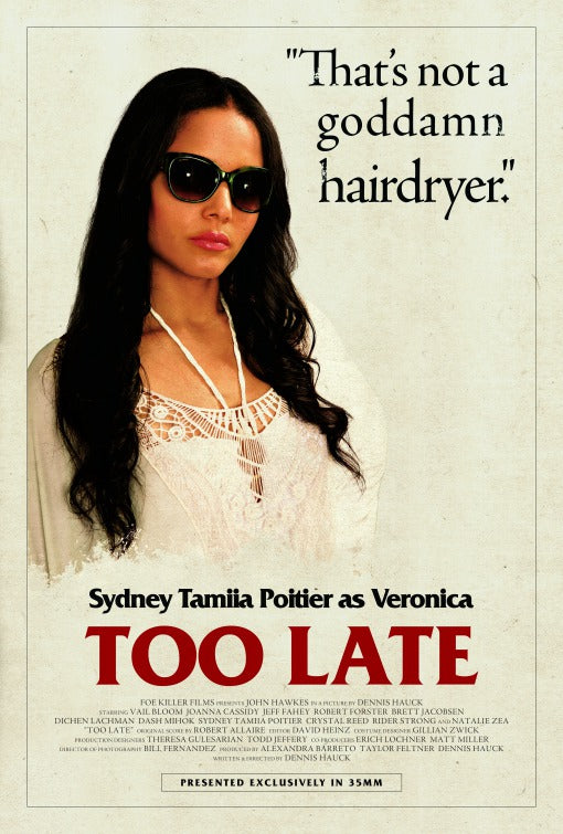 1000 piece jigsaw puzzle for the movie poster: Too Late (2016) ver13