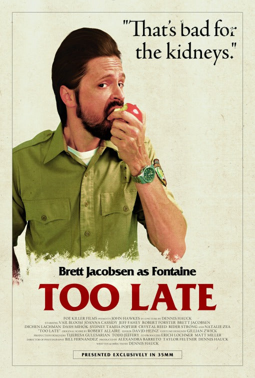 1000 piece jigsaw puzzle for the movie poster: Too Late (2016) ver4