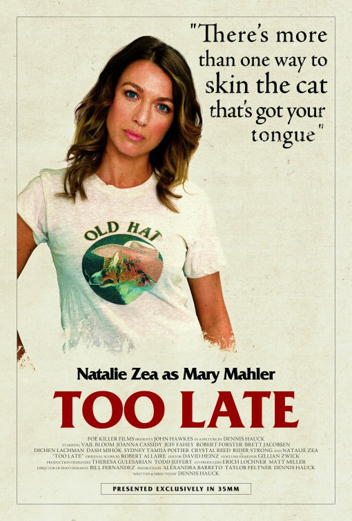 1000 piece jigsaw puzzle for the movie poster: Too Late (2016) ver9
