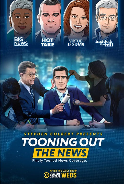 1000 piece jigsaw puzzle for tv poster: Tooning Out the News, ver2