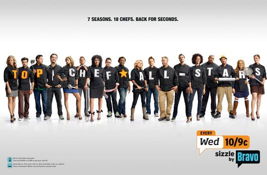 1000 piece jigsaw puzzle for tv poster: Top Chef All-Stars