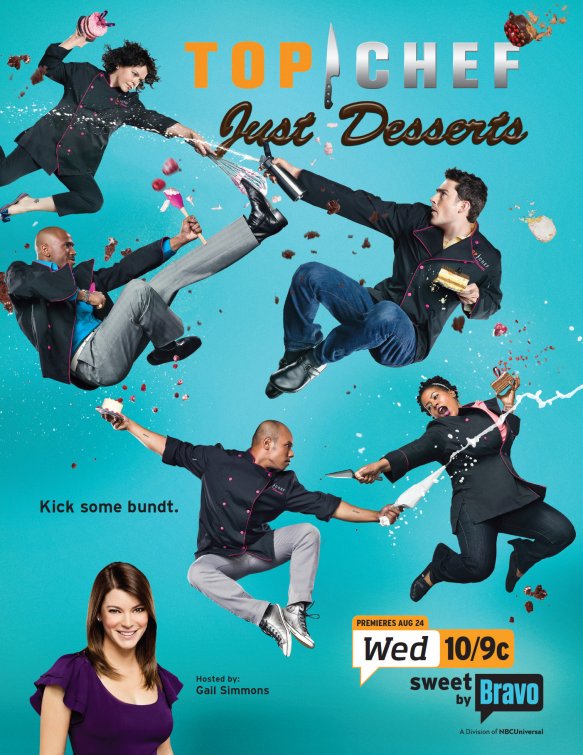 1000 piece jigsaw puzzle for tv poster: Top Chef: Just Desserts