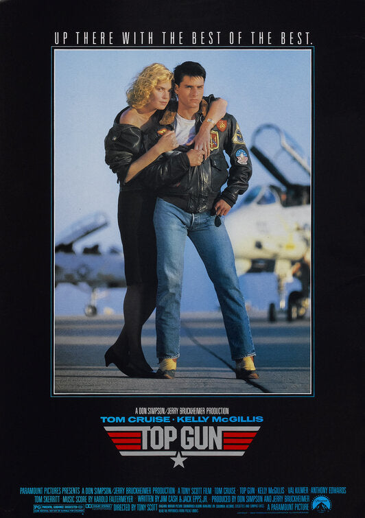 1000 piece jigsaw puzzle for the movie poster: Top Gun (1986) ver5