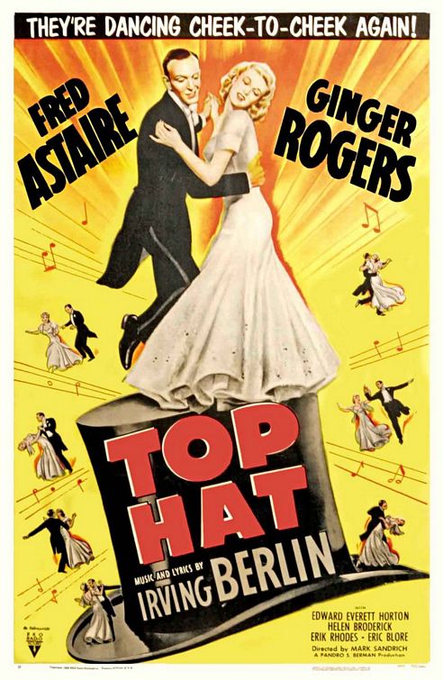 the movie poster: Top Hat (1935)