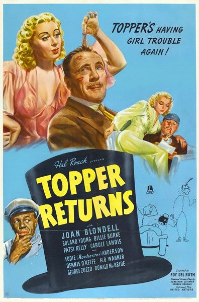 1000 piece jigsaw puzzle for the movie poster: Topper Returns (1941)