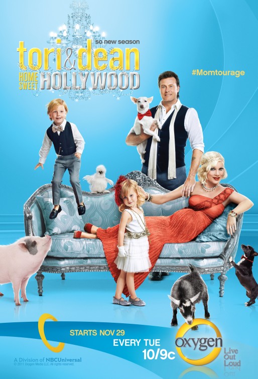 1000 piece jigsaw puzzle for tv poster: Tori & Dean: Home Sweet Hollywood