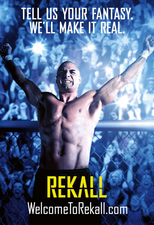 1000 piece jigsaw puzzle for the movie poster: Total Recall (2012) ver7